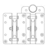 Theatre Curtain Track (Six Track) Twin Head Pulley